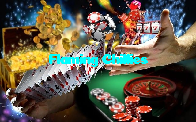 Flaming Chillies casino presented on mobile device in Pakistan with slots and live games